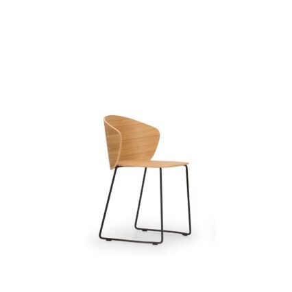 not wood chair - sled base