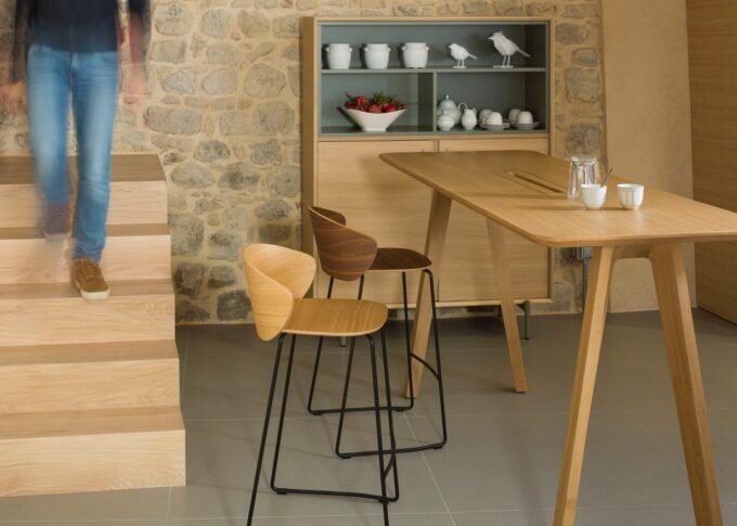 not wood barstool - Image 2