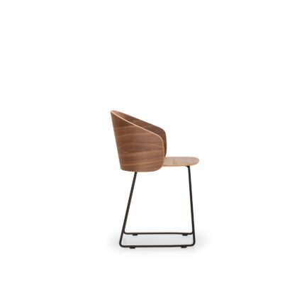 not wood armchair sled base