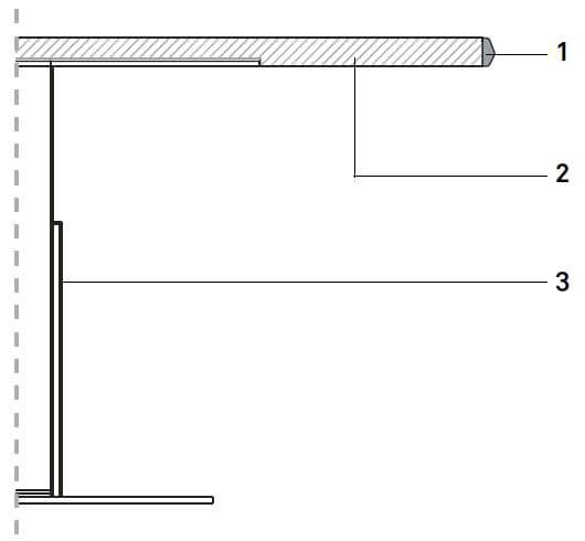 Table Inner Structural Frame inside table - NUANS