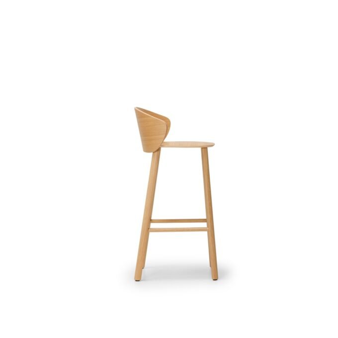 not wood barstool wooden base