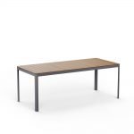 elusive outdoor table | wood top - NUANS