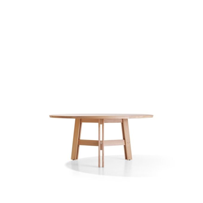 zuel solid wood round table