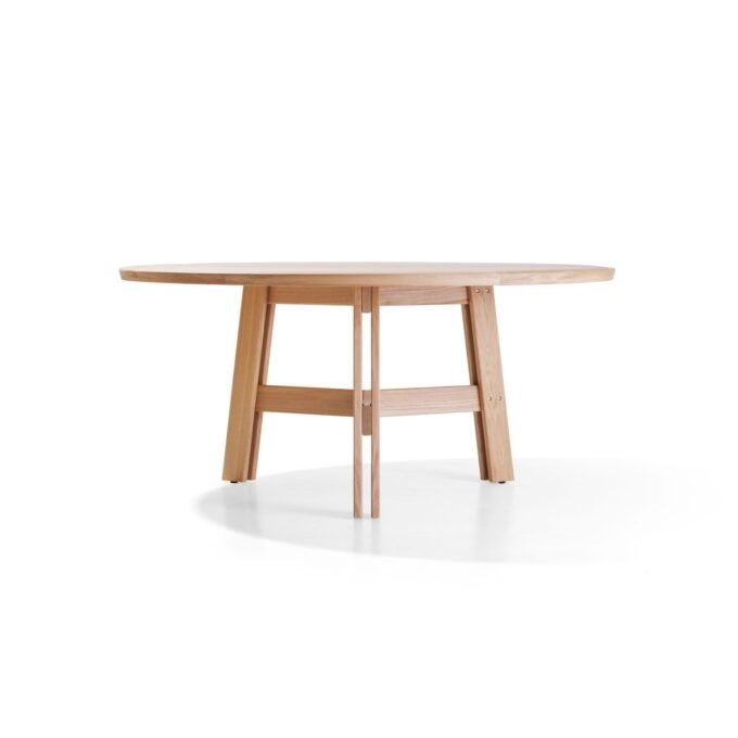 zuel solid wood round table - Image 5