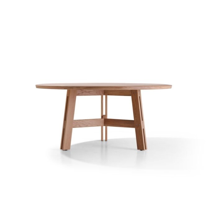 zuel solid wood round table - Image 3