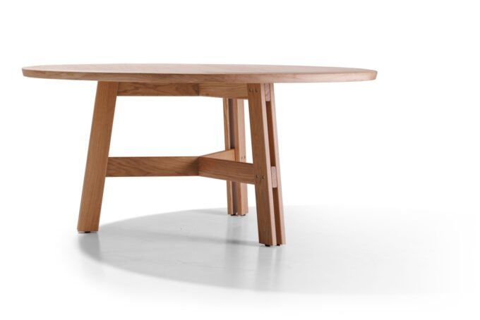 zuel solid wood round table - Image 7