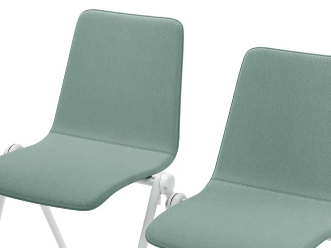 lagom upholstered stacking chair - Image 2