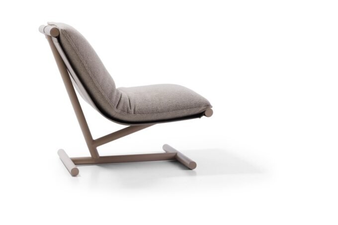 farfalla lounge chair | tubular base - Image 3