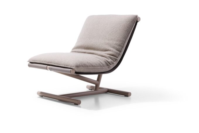 farfalla lounge chair | tubular base - Image 6