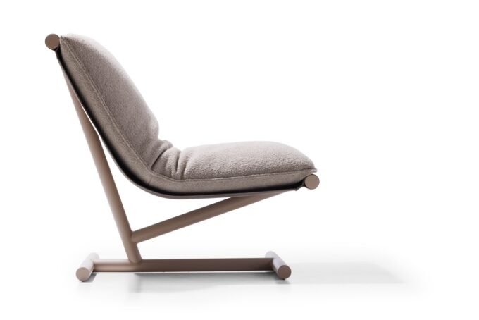 farfalla lounge chair | tubular base - Image 4