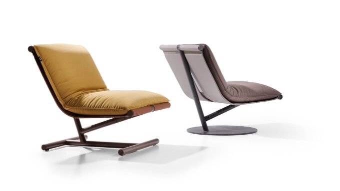farfalla lounge chair | disk base - Image 3