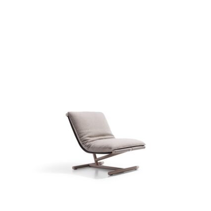 farfalla lounge chair | tubular base
