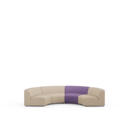 pick modular semi circular / serpentine style sofa