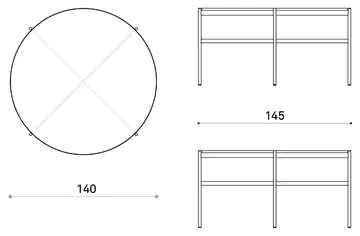 Table Ø140cm