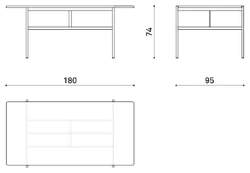 Table 180x95 cm
