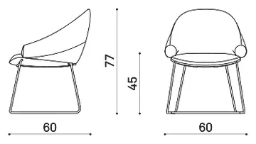 Steel rod sled base